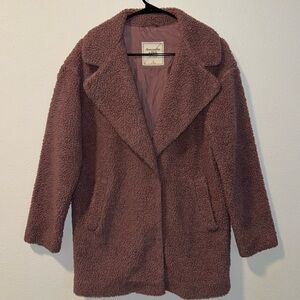 Abercrombie & Fitch Mauve Trench Coat